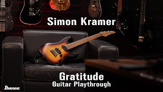 Video thumbnail for Simon Kramer - GRATITUDE (Soulsplitter) - Guitar Playthrough - Ibanez AZ24027-TFF by Ibanez Germany