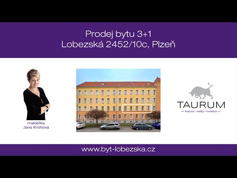 PRODÁNO - Prodej bytu 3+1 Lobezská ul. Plzeň