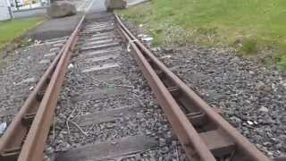 preview picture of video 'Tram tracks Trafford Park'