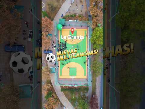 Inauguramos dos multicanchas de primer nivel en La Granja y La Cisterna