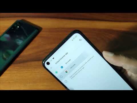 oppo Reno 5 Pro default browser setting kaise kare