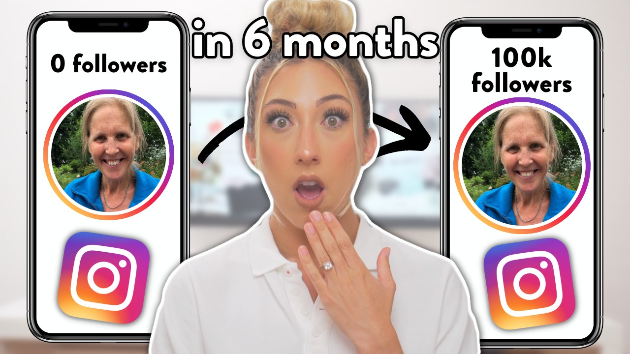 She grew 100k followers in 6 months on Instagram 😱