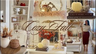 Fall Decor for My Living Room | Cozy and Easy Ideas 🍂✨ | Living Room Fall Decor 2025