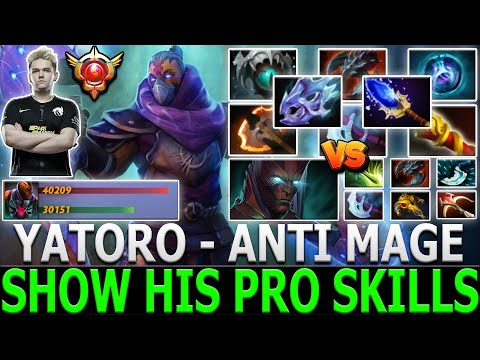 YATORO [Anti Mage] Show His Pro Skills vs 6 Slotted Terrorblade | Dota 2 | Pro Gameplay | Highlights