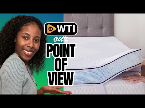 3 Inch Memory Foam Mattress Topper Queen Size Ventilated Breathable Cooling Mattress Pad with Removable Soft Cover Portable Bed Topper for Back Pain - WTI product video review