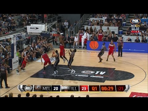 MICHAEL HOLYFIELD WITH THE PUT BACK DUNK