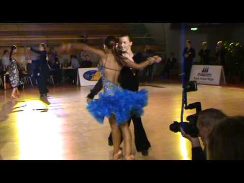 Latvia Open 2009 Edgaras Brazas & Vasilina Batova cha-cha