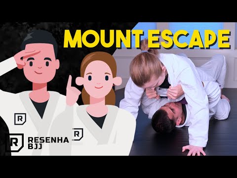 BJJ Kids Technique - Escape from Mount Position