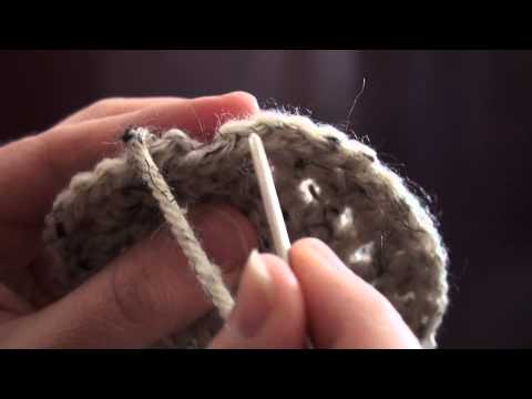 How to end with an invisible join in crochet.