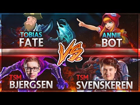 Annie Bot + Tobias Fate vs TSM Bjergsen + TSM Svenskeren - THE SOLOQ STANDOFF