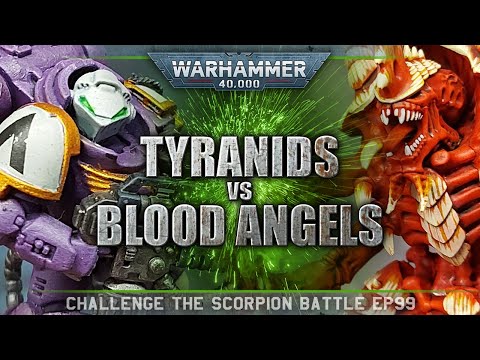 Blood Angels vs Tyranids Warhammer 40K Battle Report 9th Edition 2000pts CTS99 MARKED FOR DEATH!