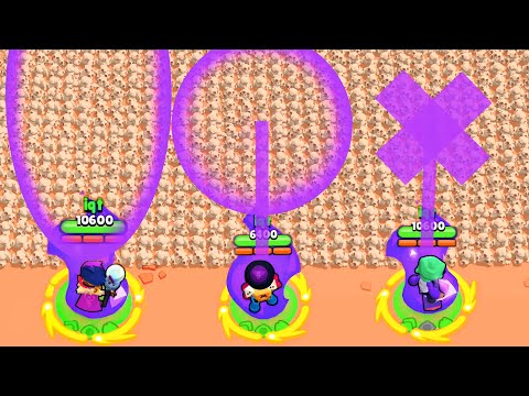 Hypercharge vs Skulls [ Ziggy, Mina, Byron ] Brawl Stars