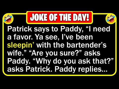 🤣 BEST JOKE OF THE DAY! - One Friday night, Patrick went up to his friend Paddy and... | Funny Jokes