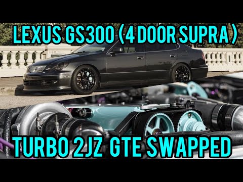 The Toyota Supra Sedan, 2JZGTE Turbo Swapped Lexus GS300 is a Sleeper!! (Toyota Aristo build)