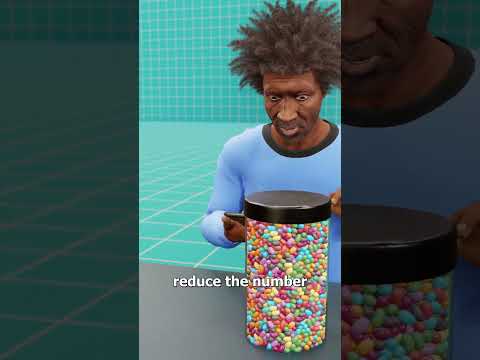 The Trick To Guessing Jellybeans In A Jar 😮