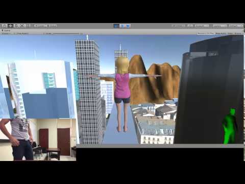 Sample Kinect motion on Unity VR Project