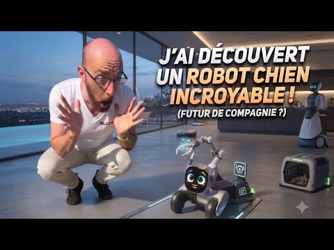 J ai découvert un chien robot incroyable !