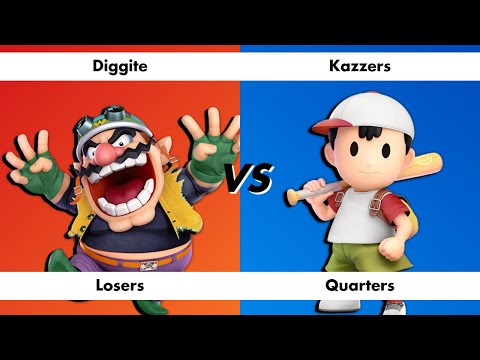 AT Gaming Night S5#4 - Losers Quarters - Diggite (Wario) vs Kazzers (Ness)