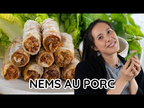 NEMS VIETNAMIENS AU PORC CROUSTILLANTS-  RECETTE 100% TRADITIONNELLE