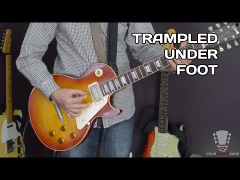 How to play Trampled Under Foot - Led Zeppelin Guitar Lesson