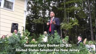 preview picture of video 'Evening with  Senator Cory Booker Thursday, August 21, 2014'