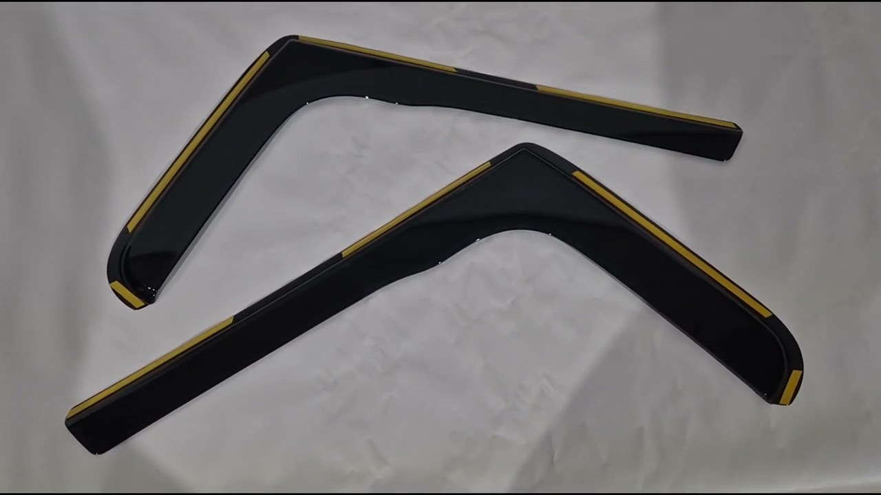 Opel Movano 2010-2021 Wkładane owiewki szyb Niken Luxury (2 szt.) Video 1