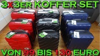 "SHAIK - TROLLEY KOFFER 3er SET aus KRATZFESTER STABILER HARTSCHALE" -Vorstellung