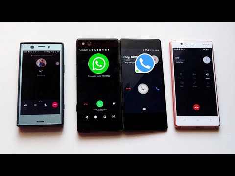 phone zte axon m4 2 incoming call zangi & whats app (at same time). sony+ nokia out going call