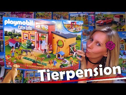 PLAYMOBIL Tierhotel Pfötchen 🐶 Tierpension 9275 🐶 Hunde Unboxing