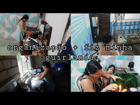 UM DIA COMIGO FIZ LIMPEZA + FIZ MINHA PRÓPRIA GUIRLANDA/ ARLENE MARQUES