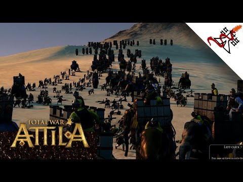 Total War: Attila - Cheiroballistra vs War Elephants | MASSIVE Battle