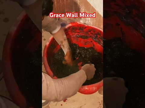 MASTER Art Mixers Create Amazing Grace Wall Designs #shorts #trending #love #viral #youtubeshorts
