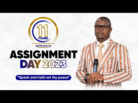 Assignment Day Celebrations| 09  December 2023 | Apostle T.F Chiwenga | Second Segment