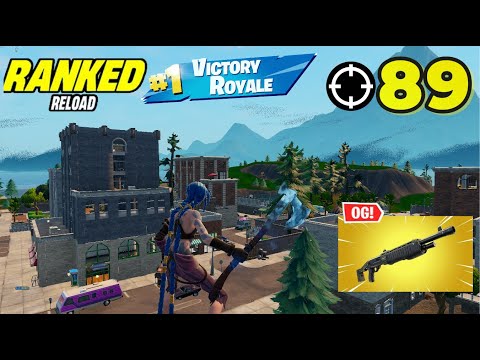 89 Elimination Duo Vs Squad "Ranked RELOAD” Gameplay Wins (NEW! Fortnite Chapter 7 PS5 Controller)