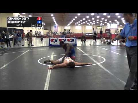 86 kg R3 - Johnathon Costa (San Francisco State) vs Richard Perry (NYAC)