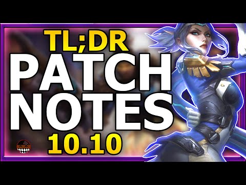 TLDR Patch Notes 10.10 League Of Legends