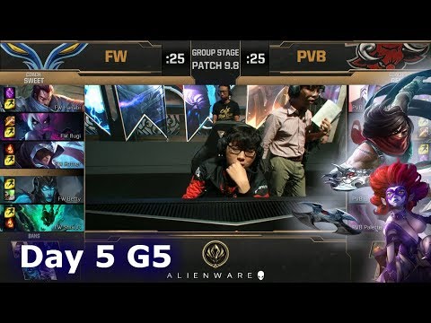 Flash Wolves vs Phong Vũ Buffalo | LoL MSI 2019 Group Stage Day 5 | FW vs PVB