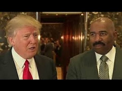 Breaking Trump repeal replace obamacare going great met with Steve Harvey January 15 2017 News Video