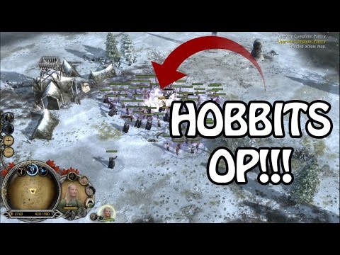 LOTR Edain Mod 4.4.1 - Hobbits OP!!! - Imladris vs Angmar