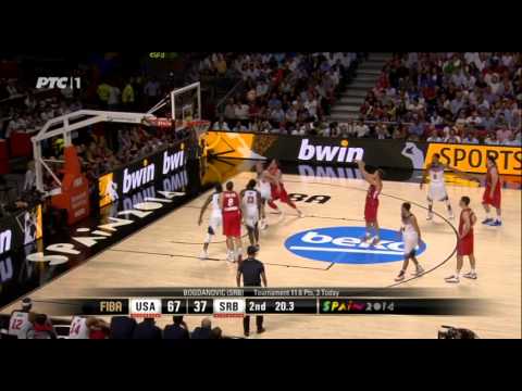 Serbia - USA 92:129 finale svetskog prvenstva Španija 2014