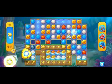 How to Match 3 Game Fishdom Levels - One by One 195