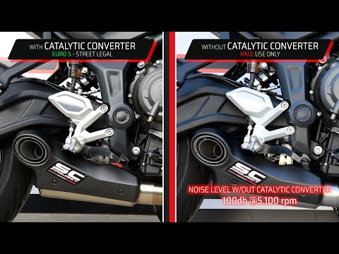 Full-System with STR-1 muffler for Triumph Trident 660 - Euro5 and Race use configuration