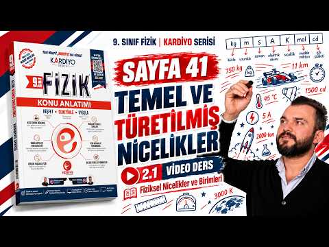 Temel ve Türetilmiş Nicelikler | Etkinlik | Sayfa 41 | 9. Sınıf Fizik | Kardiyo Serisi video kapağı