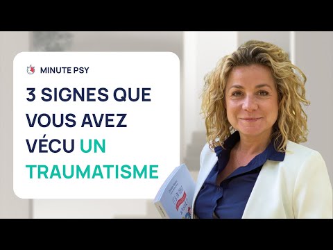 3 SIGNS YOU'VE EXPERIENCED TRAUMA