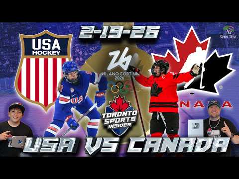 USA vs Canada Women's Olympic Hockey LIVE 🔴 | 2026 Gold Medal LIVE Stream Reaction & Play By Play