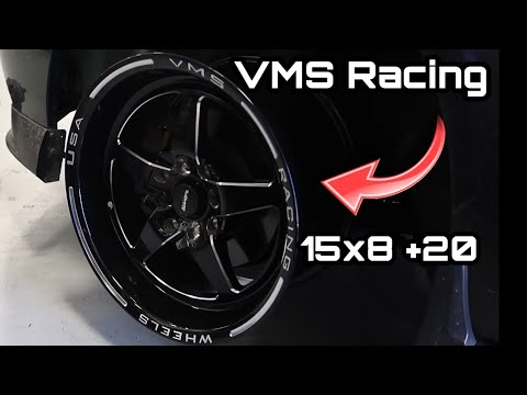 VMS Racing 15x8 et20 Test FItting + Getting Gapped By A Volkswagon GTI