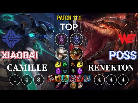 ES Xiaobai Camille vs WE Poss Renekton Top - KR Patch 11.1