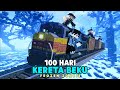 100 Hari Minecraft Kereta Beku Zombie