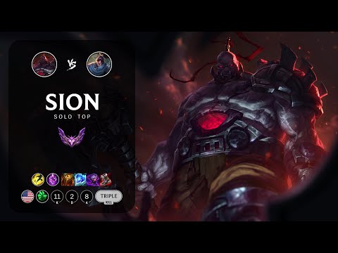 Sion Top vs Yasuo - NA Master Patch 13.15