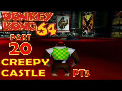 Donkey Kong 64 HD 101% Walkthrough Pt 20 Creepy Castle Pt 3